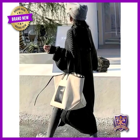 Plus Size Oversized Long Cardigan Chunky Knit Open Front Duster with Pockets - Picture 3 of 6